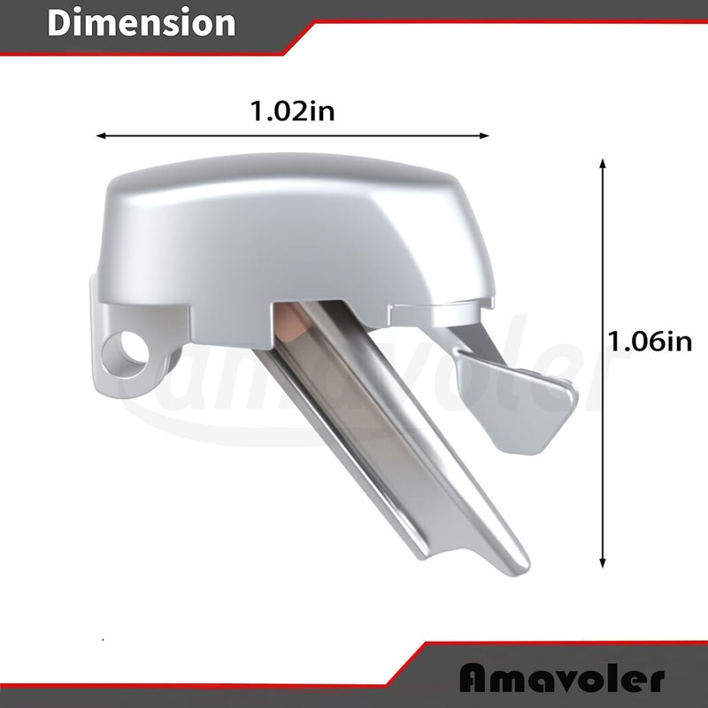 amavoler LR117072 Gear Shift Lever Button Trim Cover Aftermarket Replacement Accessory Fit for Range Sport 2014-2019. - Image 2